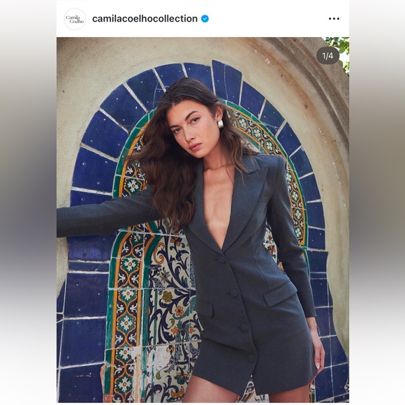 Camila Coelho Stanton Blazer Dress from Revolve - Picture 4 of 6